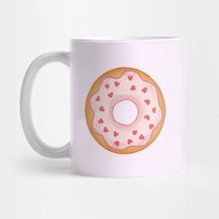 Hearts Donut Mug